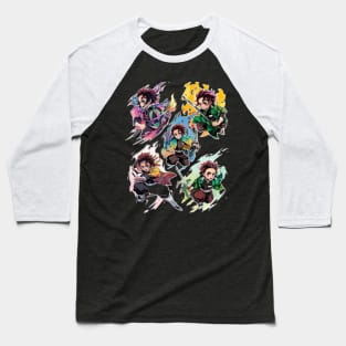 Demon Slayer Gripping Grappling Baseball T-Shirt